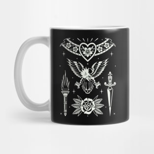 Frame pattern tattoo Mug